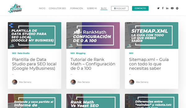 blog desarrollo web